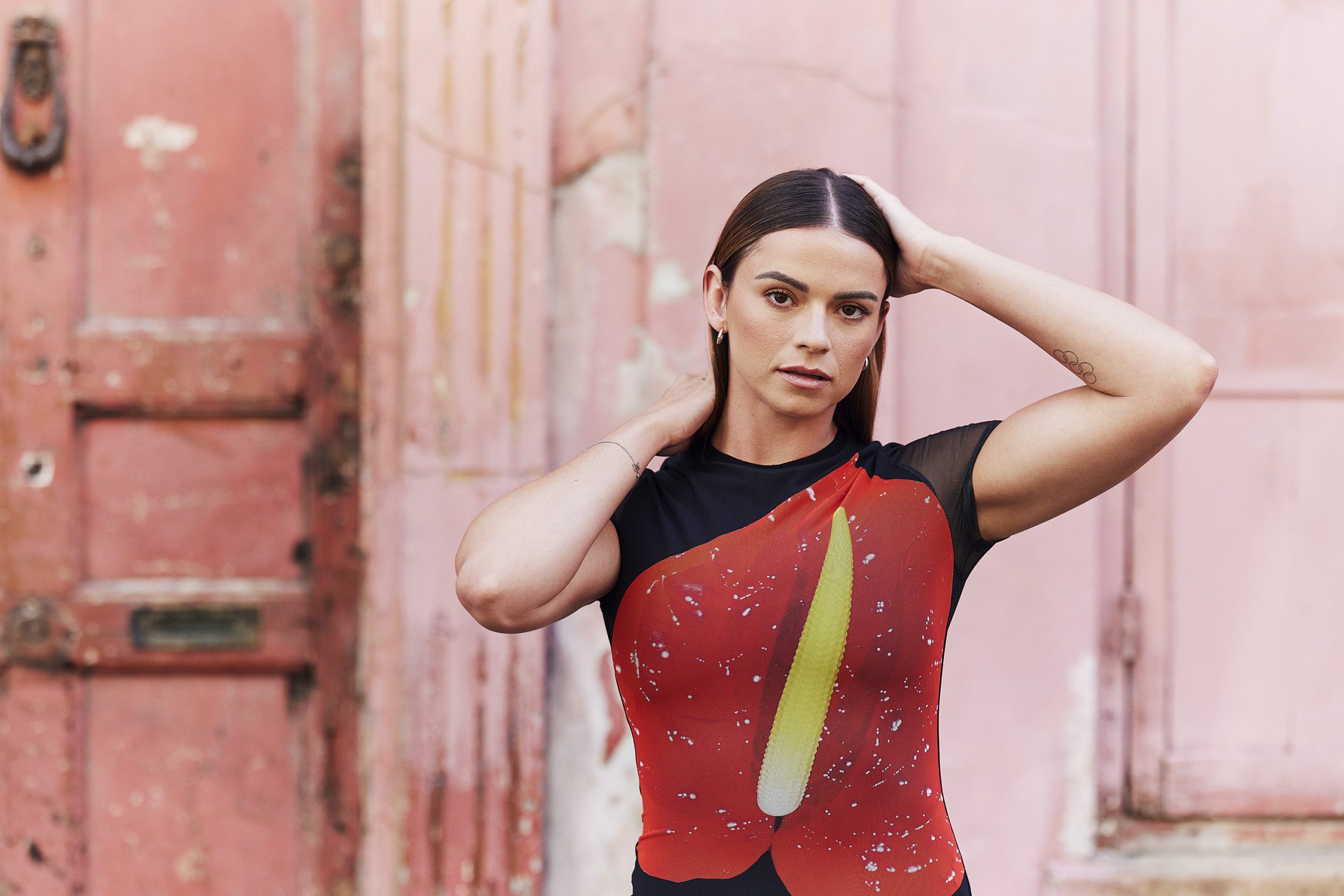 Skye posing for the camera