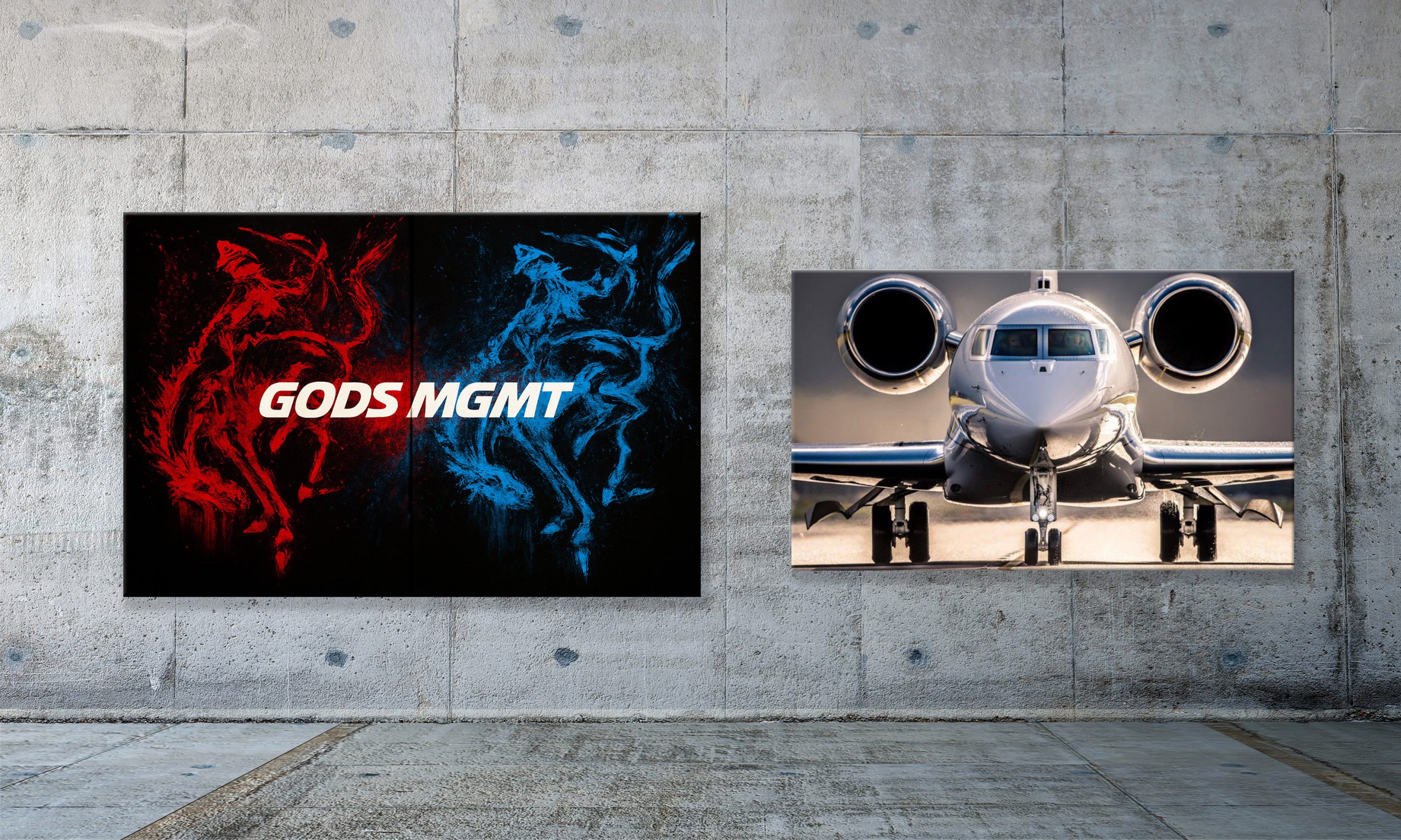 Gods MGMT Rodeo (Diptych)